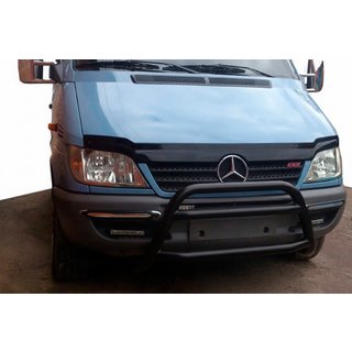Predný ochranný rám WT022 Black (nerez) Mercedes Sprinter W901/902/903/904/905 1995–2006 fotografia 1