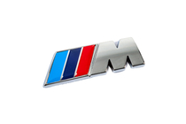 BMW Nápis M 85 × 30 mm (nehrdzavejúca oceľ) fotografia 3