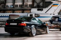BMW 3 E46 1998–2006 CSL-Style V3 spojler (pre SD, lesklá čierna) fotografia 11