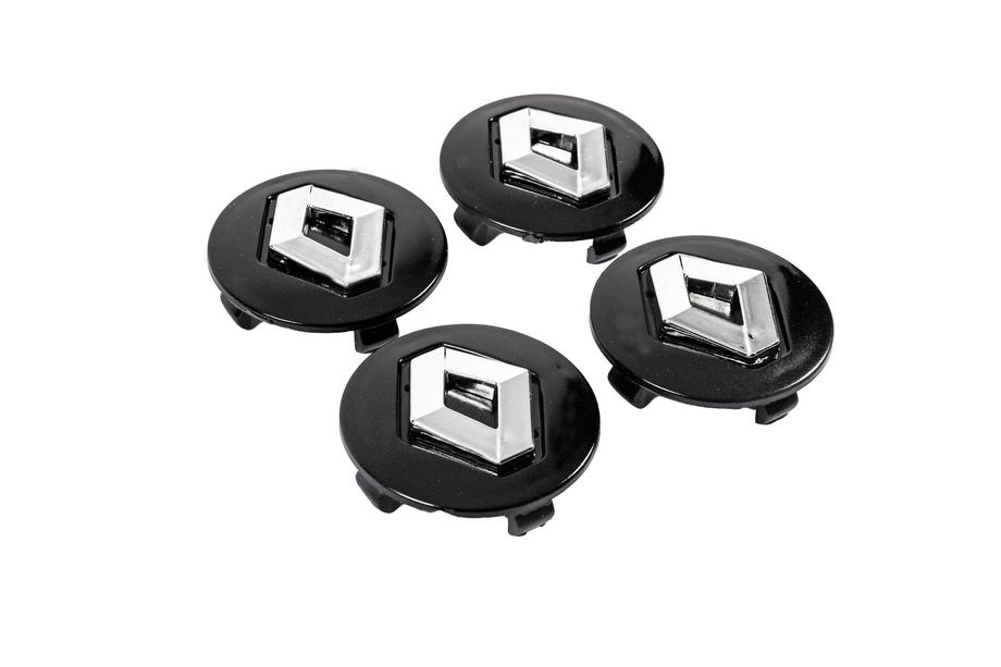 Renault Stredové krytky diskov, čierne 5650v1 (56 mm / 50 mm, 4 ks) Fotografia 3