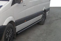 Mercedes Sprinter W906 2006–2018 Bočné rúrky Black (2 ks, nerez) fotografia 4