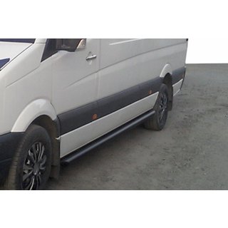 Bočné rúrky Black (2 ks, nerez) Mercedes Sprinter W906 2006–2018 fotografia 4