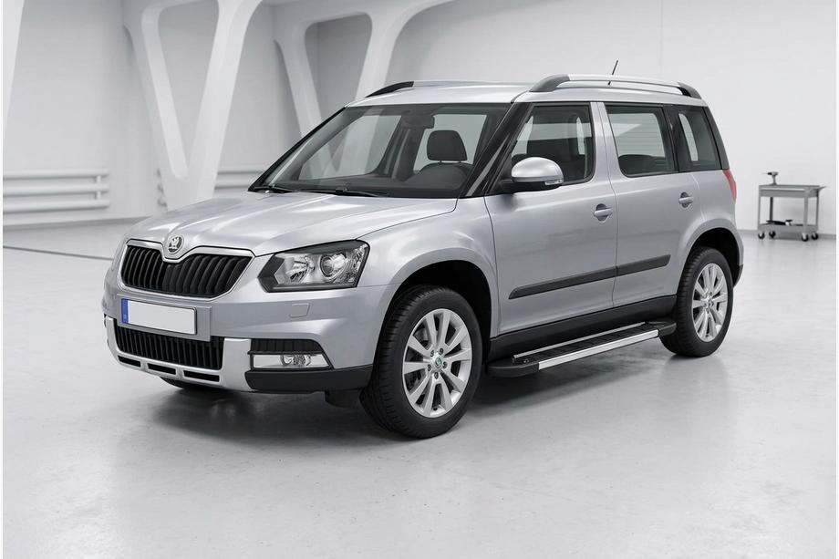 Skoda Yeti 2009–2017 Bočné nášľapy RedLine V1 (2 ks, hliník) Image