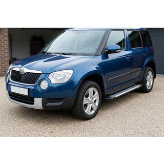 Bočné prahy Line (2 ks, hliník) Skoda Yeti 2009–2017 fotografia 1