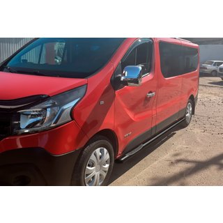 Bočné rúrky BB002 Black (2 ks, nerez) Nissan Primastar 2002–2014 fotografia 4