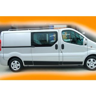 Bočné rúrky BB002 Black (2 ks, nerez) Renault Trafic 2015– fotografia 2