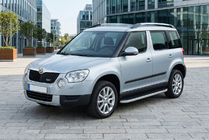 Skoda Yeti 2009–2017 Bočné nášľapy Tayga Grey (2 ks, hliník) fotografia 1