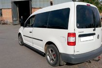 Volkswagen Caddy 2015–2020 Bočné rúrky BB001 Black (2 ks, nerez) fotografia 4
