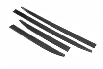 Infiniti QX80 2013–2024 Dverové lišty (4 ks, čierne) fotografia 2