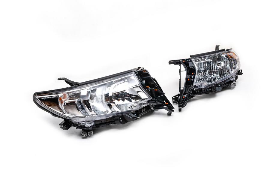 Toyota Land Cruiser Prado 150 2009–2023 Originálne reflektorové predné svetlomety (2017+, 2 ks) Ľavý predný svetlomet (1 ks) Fotografia 4