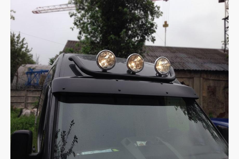 Volkswagen Crafter 2016– Horný oblúk Black (nehrdzavejúca oceľ) Image