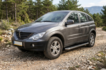 SsangYong Action 2005–2018 Bočné prahy Maydos V1 (2 ks, hliník ↗ nehrdzavejúca oceľ) fotografia 1
