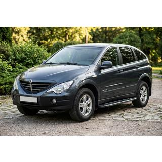 Bočné nášľapy RedLine Black (2 ks, hliník) SsangYong Action 2005–2018 fotografia 1