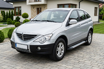 SsangYong Action 2005–2018 Bočné nášľapy Allmond Grey (2 ks, hliník) fotografia 1