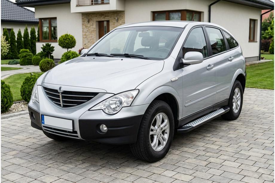SsangYong Action 2005–2018 Bočné nášľapy Allmond Grey (2 ks, hliník) Image