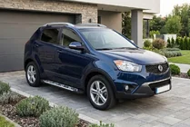 SsangYong Korando 2010–2019 Bočné prahy Sunrise (2 ks, hliník) fotografia 1