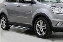 SsangYong Korando 2010–2019 Bočné nášľapy Rainbow (2 ks, hliník) fotografia 1