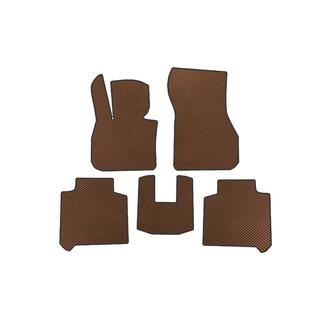 EVA koberce do interiéru (2 rady, pre F46, hnedé) BMW rad 2 Active Tourer F45/F46 2014–2021