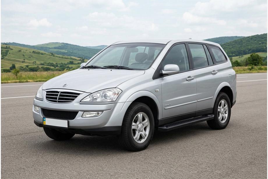 SsangYong Kyron 2005–2014 Bočné nášľapy Allmond Black (2 ks, hliník) Image