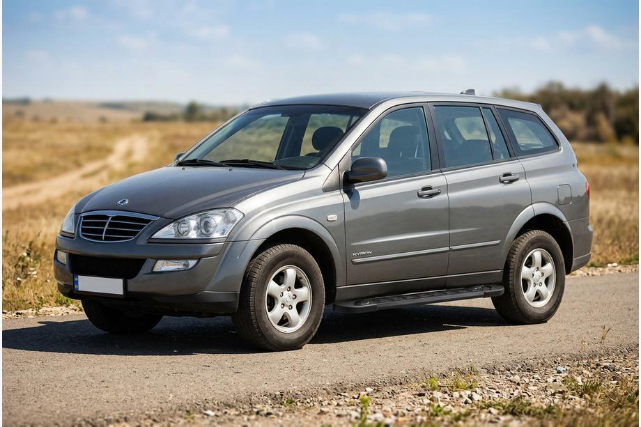SsangYong Kyron 2005–2014 Bočné nášľapy RedLine Black (2 ks, hliník) Image