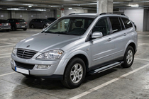 SsangYong Kyron 2005–2014 Bočné nášľapy Rainbow (2 ks, hliník) fotografia 1