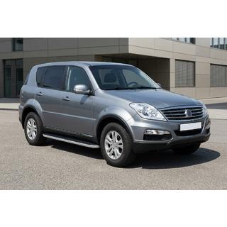 Bočné prahy Tayga Grey (2 ks, hliník) SsangYong Rexton I 2001–2017 fotografia 1