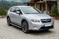 Subaru XV 2011–2017 Bočné nášľapy Tayga Grey (2 ks, hliník) fotografia 1