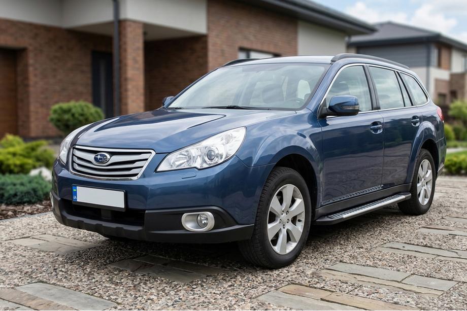 Subaru Outback 2009–2014 Bočné prahy Line (2 ks, hliník) Image