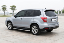 Subaru Forester 2013–2018 Bočné prahy Maydos V1 (2 ks, hliník ↗ nehrdzavejúca oceľ) fotografia 1