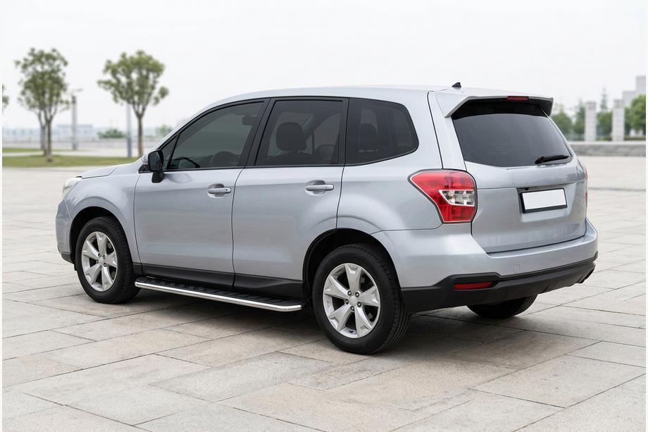 Subaru Forester 2013–2018 Bočné prahy Maydos V1 (2 ks, hliník ↗ nehrdzavejúca oceľ) Image