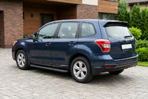 Subaru Forester 2013–2018 Bočné nášľapy Bosphorus Black (2 ks, hliník) fotografia 1