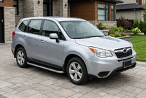 Subaru Forester 2013–2018 Bočné nášľapy Tayga Grey (2 ks, hliník) fotografia 1