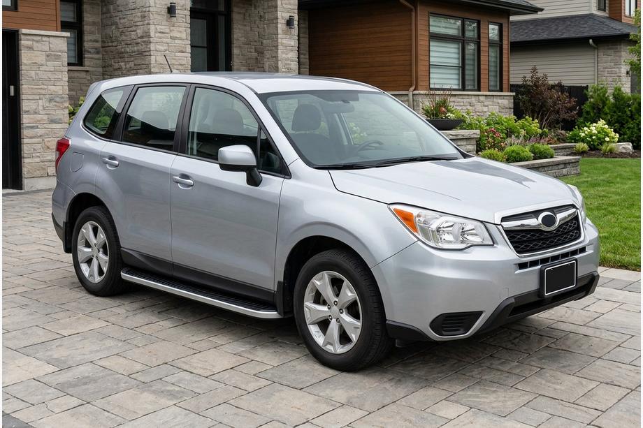 Subaru Forester 2013–2018 Bočné nášľapy Tayga Grey (2 ks, hliník) Image