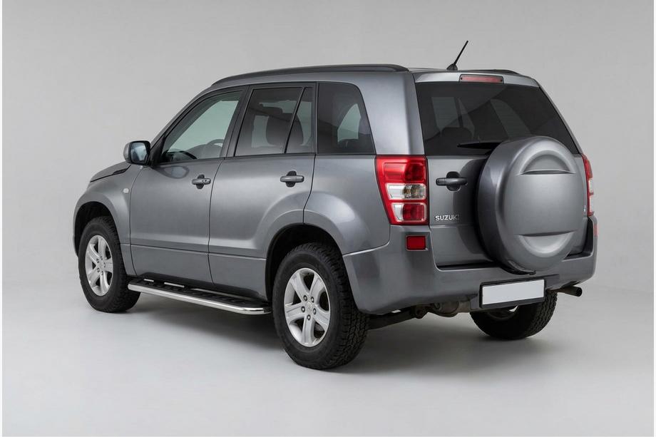 Suzuki Grand Vitara 2005–2017 Bočné prahy Maydos V1 (2 ks, hliník ↗ nehrdzavejúca oceľ) Image
