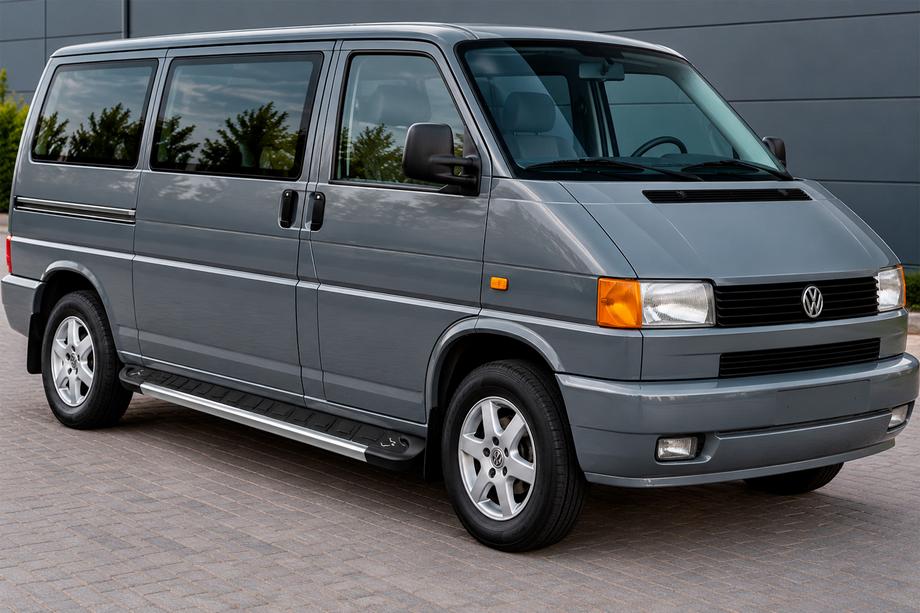 Volkswagen T4 Transporter 1990–2003 Bočné nášľapy Duru (2 ks, hliník) Image