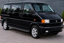 Volkswagen T4 Transporter 1990–2003 Bočné nášľapy Bosphorus Black (2 ks, hliník) fotografia 1
