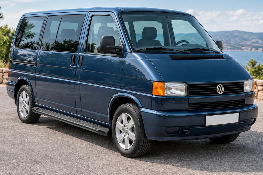 Volkswagen T4 Caravelle/Multivan 1990–2003 Bočné nášľapy Allmond Black (2 ks, hliník) Image