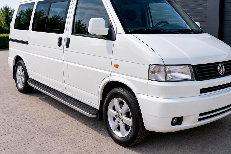 Volkswagen T4 Caravelle/Multivan 1990–2003 Bočné nášľapy Tayga Grey (2 ks, hliník) Image