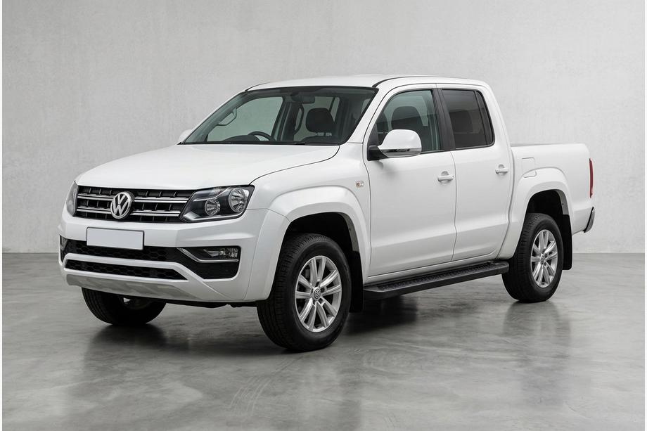 Volkswagen Amarok 2010–2022 Bočné nášľapy Allmond Black (2 ks, hliník) Image