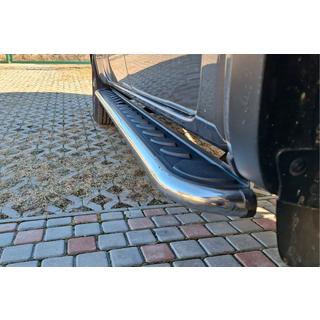 Bočné prahy Maydos V1 (2 ks, hliník ↗ nehrdzavejúca oceľ) fotografia 1