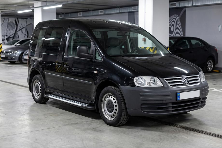 Volkswagen Caddy 2004–2010 Bočné prahy Line (2 ks, hliník) Maxi rázvor Image