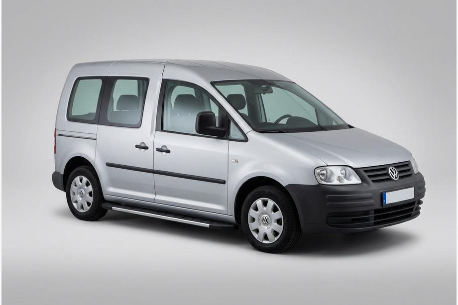 Volkswagen Caddy 2004–2010 Bočné nášľapy Duru (2 ks, hliník) Image