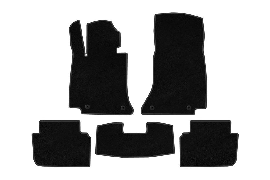 Mercedes CLE C236/A236 2024– Textilné rohože Deluxe (Čierne) Image