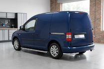Volkswagen Caddy 2004–2010 Bočné prahy Maydos V1 (2 ks, hliník ↗ nehrdzavejúca oceľ) Maxi rázvor fotografia 1