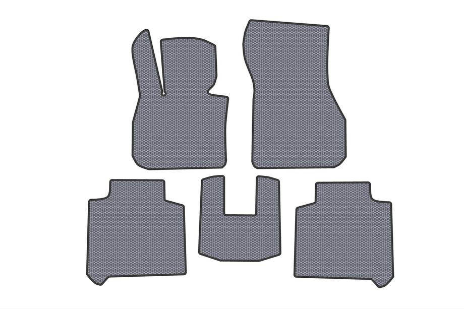BMW rad 2 Active Tourer F45/F46 2014–2021 Gumené koberce Carsuit (2 rady, pre F46, sivé) Image