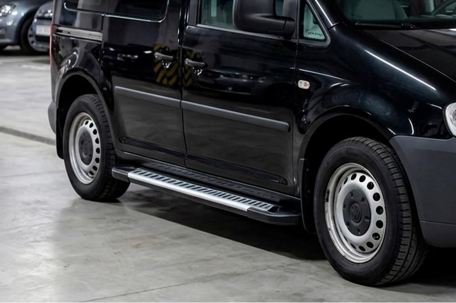 Volkswagen Caddy 2010–2015 Bočné prahy Line (2 ks, hliník) Image
