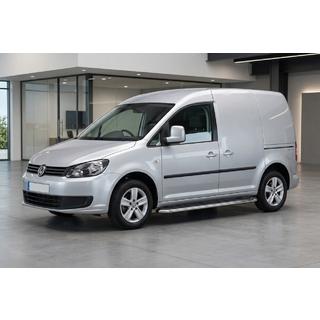 Bočné prahy Maydos V1 (2 ks, hliník ↗ nehrdzavejúca oceľ) Volkswagen Caddy 2010–2015 fotografia 1