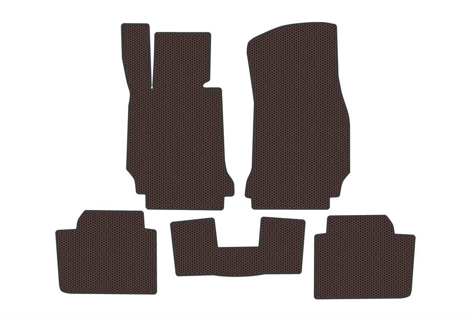 BMW 4 séria F32/F33/F36 2012–2020 Gumové koberce Carsuit pre F36, hnedé Image
