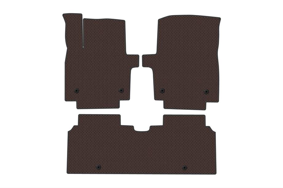 Kia EV6 2021– Gumové koberce Carsuit (Hnedé) Image