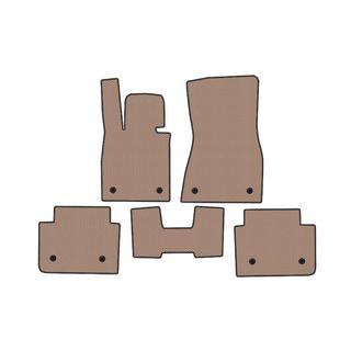 Gumové koberce do interiéru Carsuit (pre i5 G60E, béžové) BMW 5/i5 séria G60/G60E/G61 2023– fotografia 1